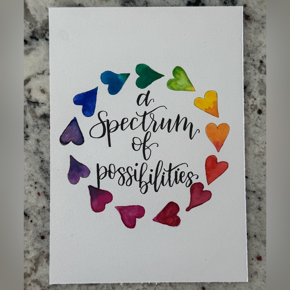 (4"x6") ASD Spectrum Watercolor Print